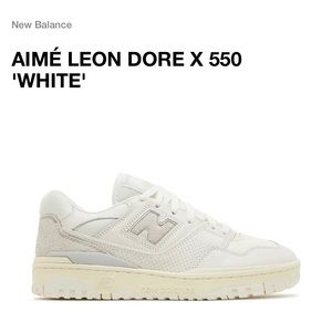 Aimé Leon Dore x New Balance 550 White